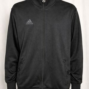 Adidas Men's Black Full-Zip Track Jacket